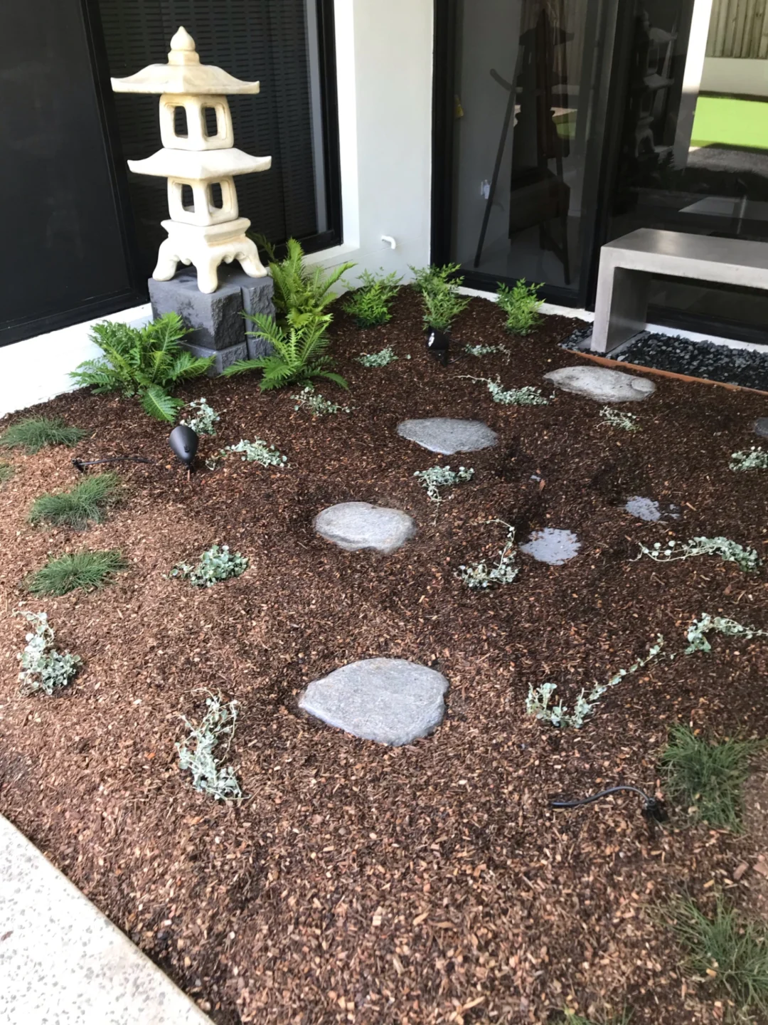 Brookwater – Small Zen garden landscape upgrade